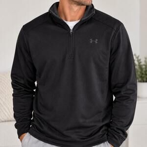 Under armour black quarter zip
